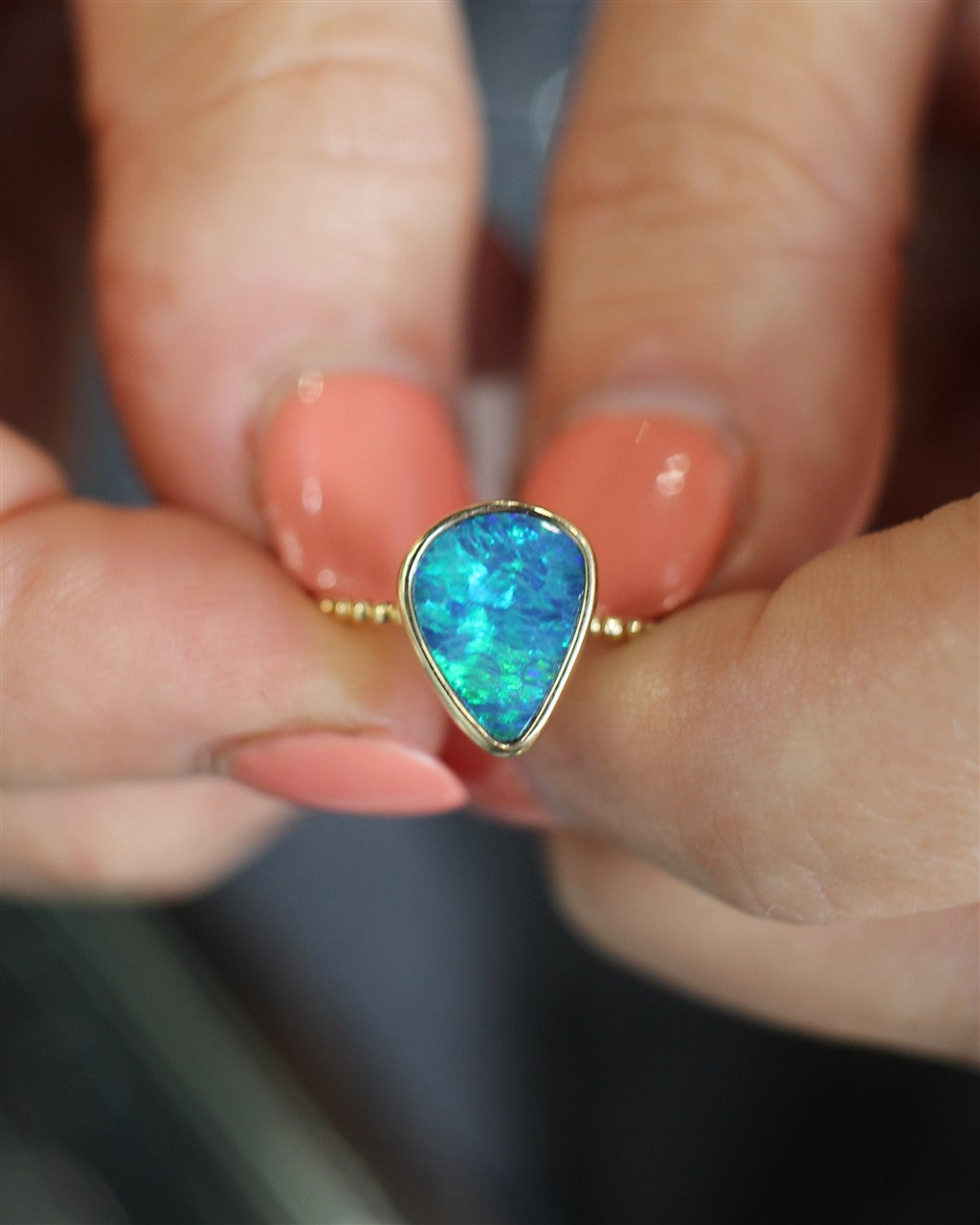 14KY Australian Opal Doublet B