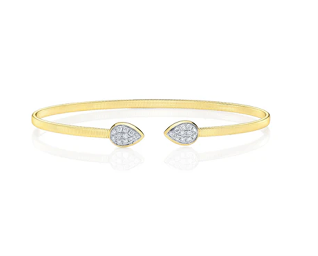 14KY 0.21CTW Diamond Bangle