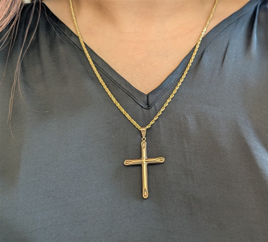14kt Yellow Gold 20" Rope Dia/