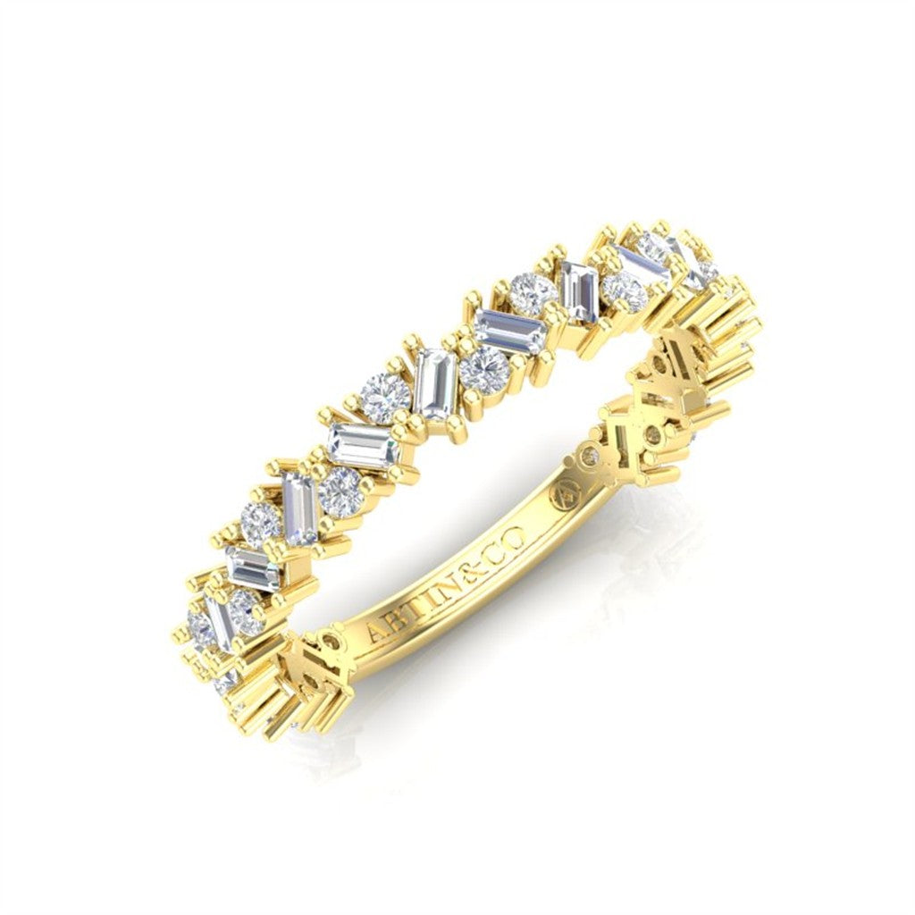14KT YELLOW GOLD ALTER BAG & R