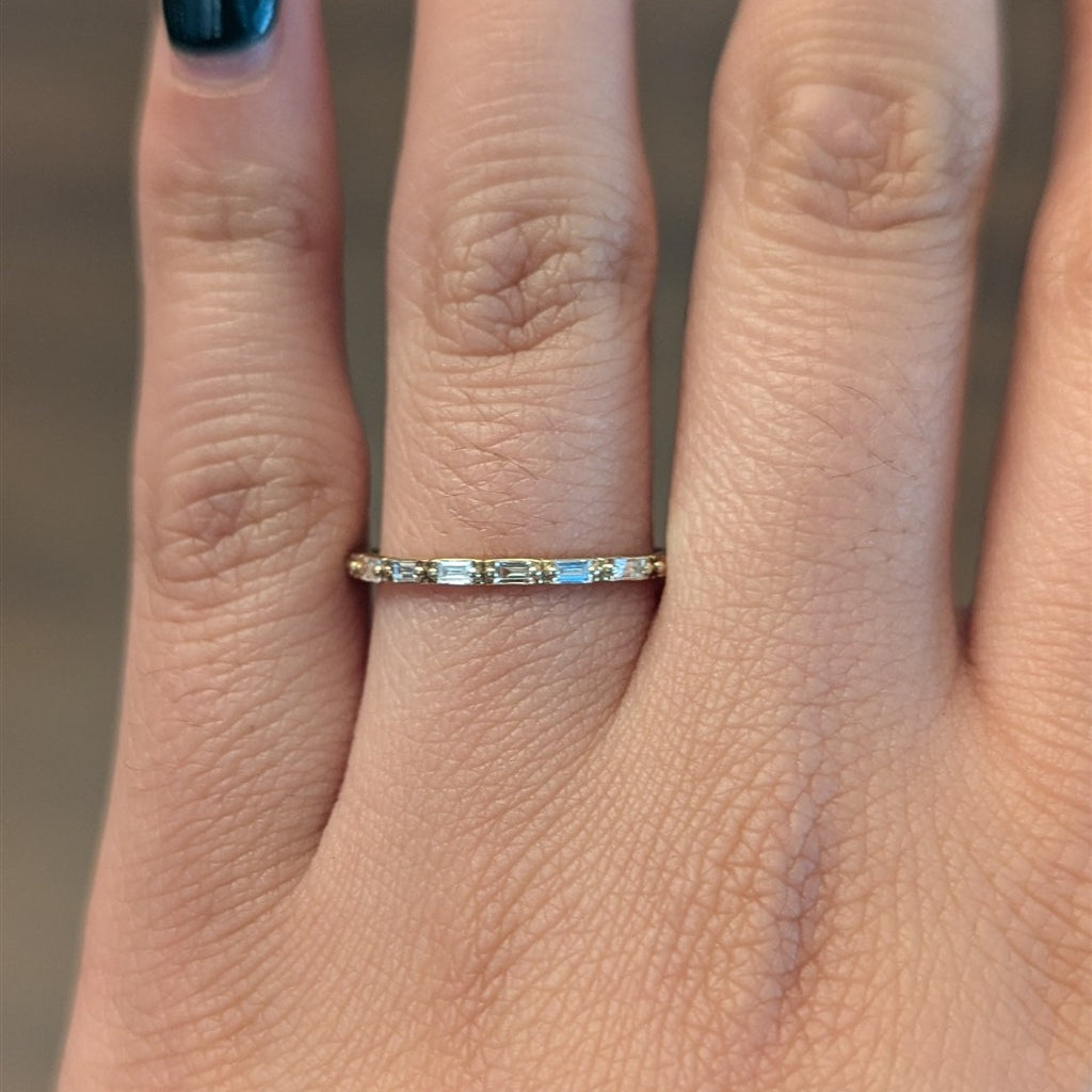 14KT YELLOW GOLD EAST/WEST BAG
