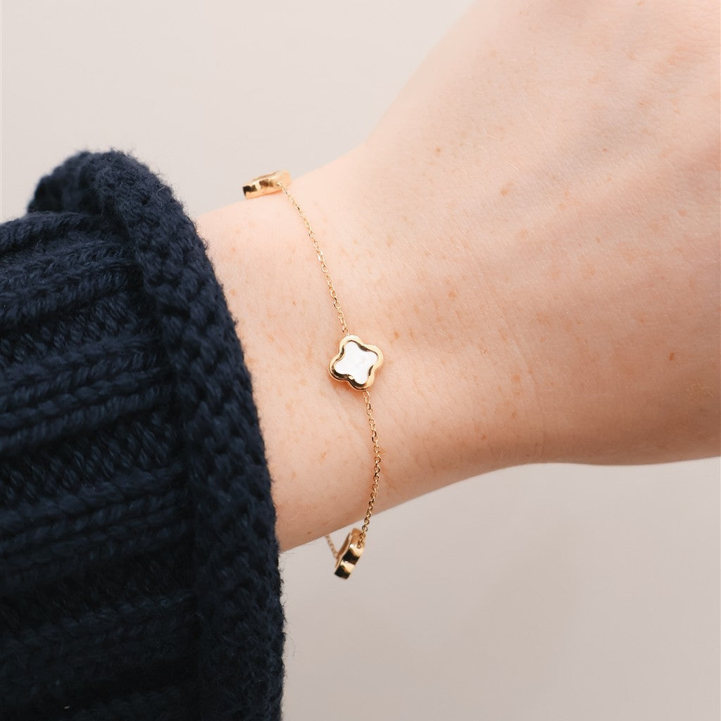 14KY Mother of Pearl Clover Ad