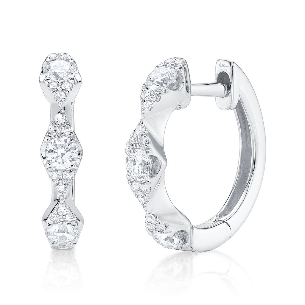 14YW 0.39CTW Diamond Huggies