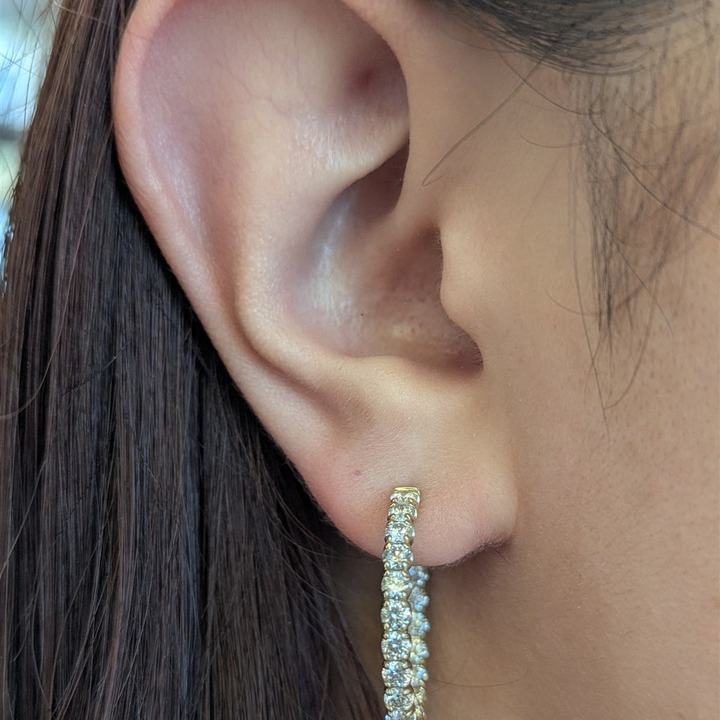 14kt yellow gold 2.92ctw round