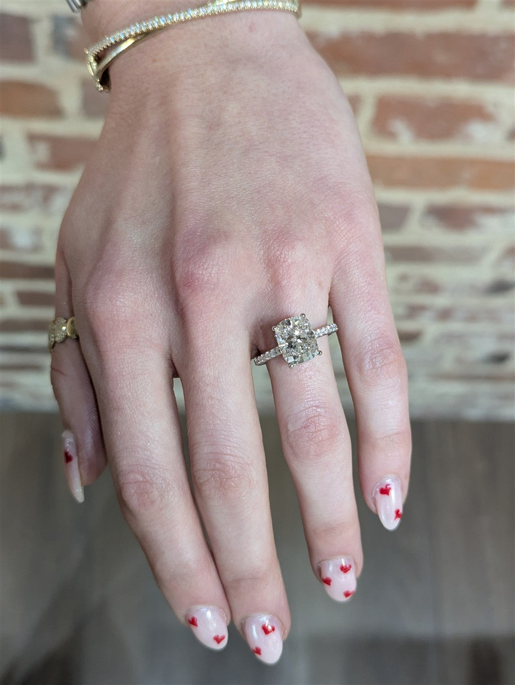 14kt white gold classic 0.46ct