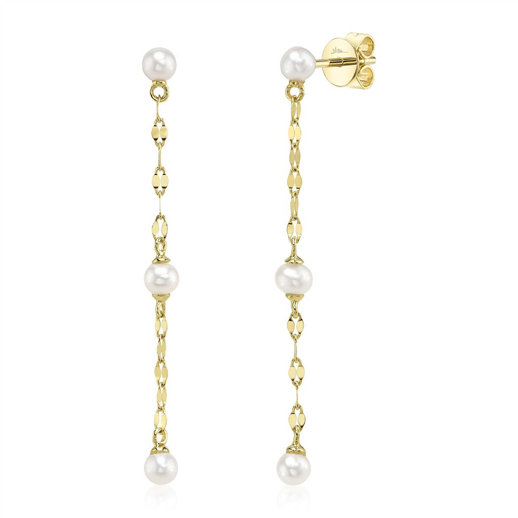 14KY Cultured Pearl Sparkle Ch