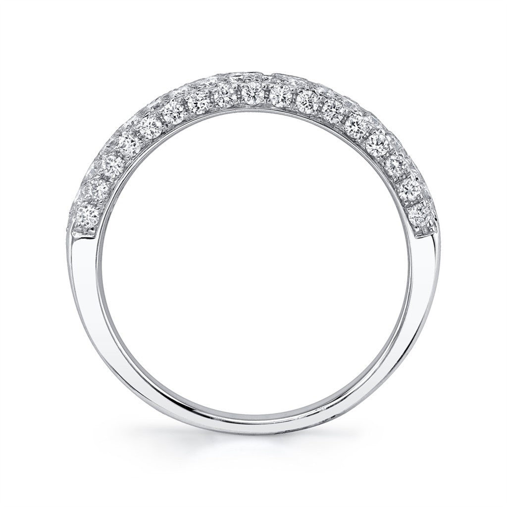 14KW 1.32CTW Diamond Pave Band