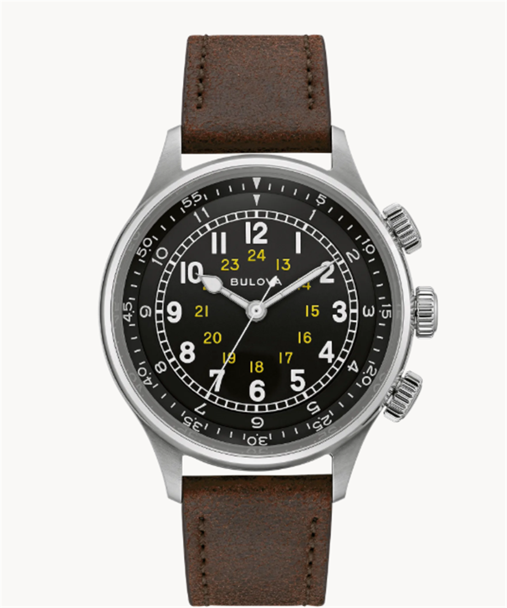 Bulova A-15 Pilot, brown leath