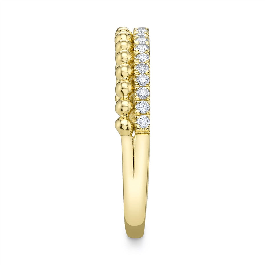 0.18CT 14K Y/G DIAMOND LADY'S