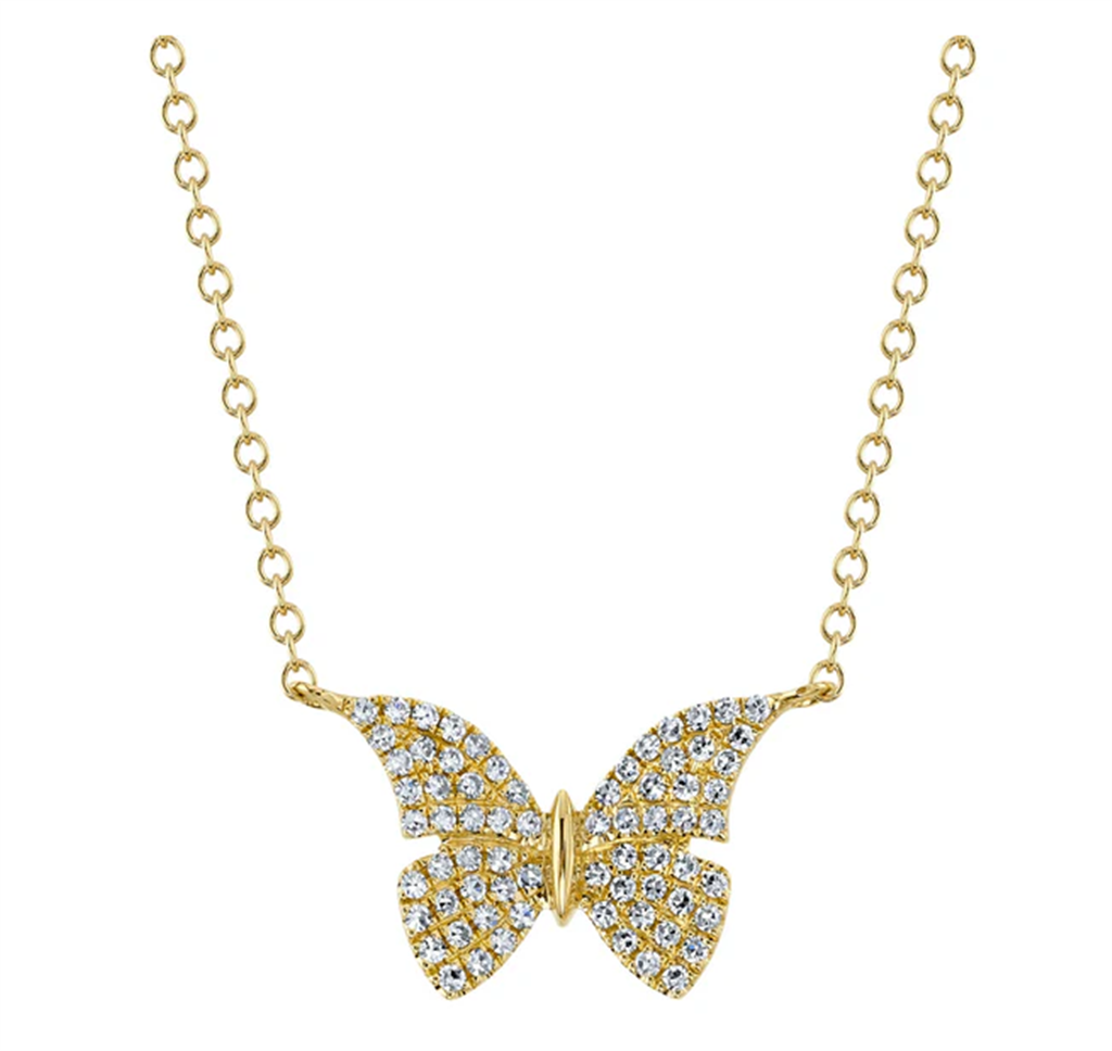 14kt yellow gold butterfly pen