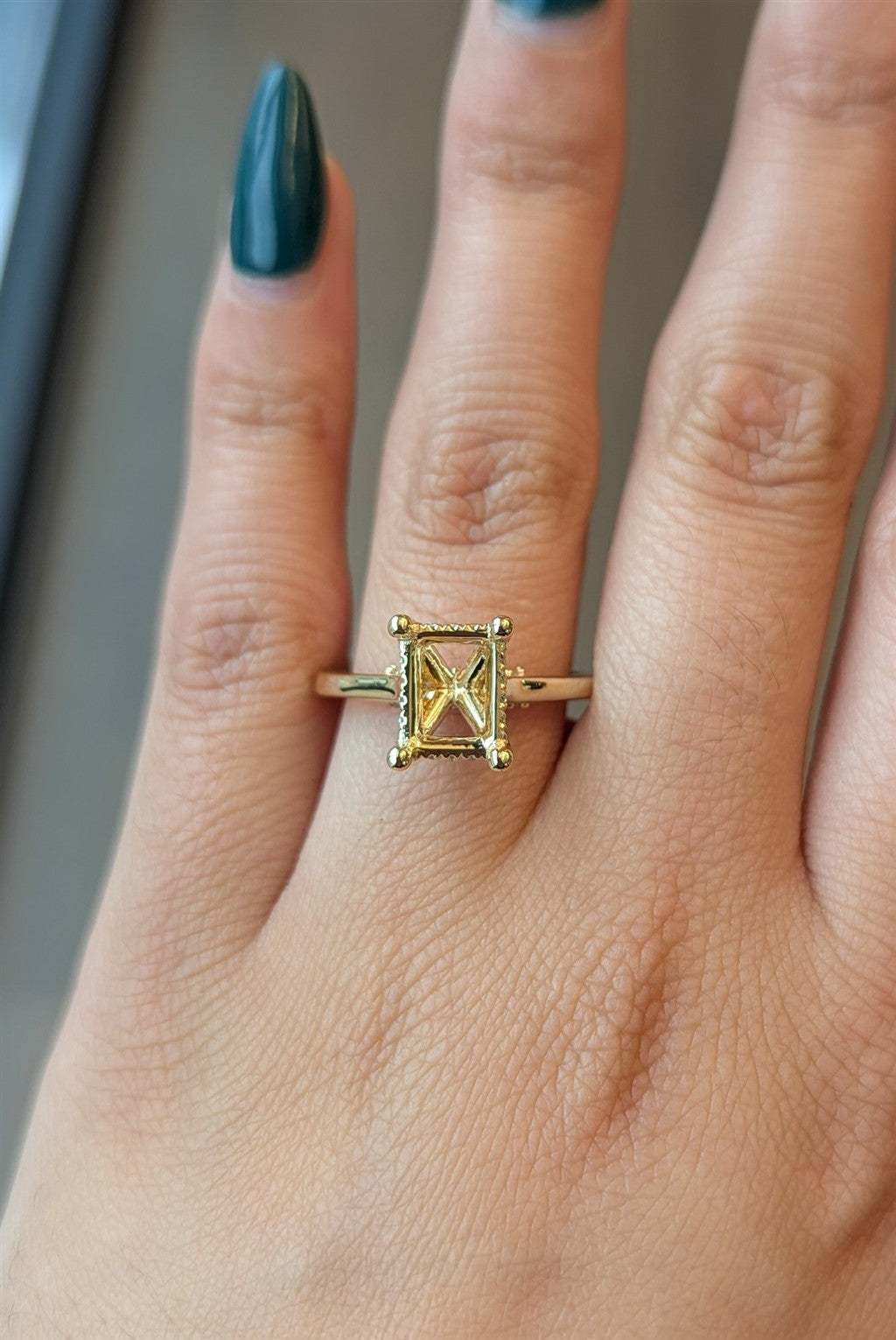 14kt yellow gold lab grown dia