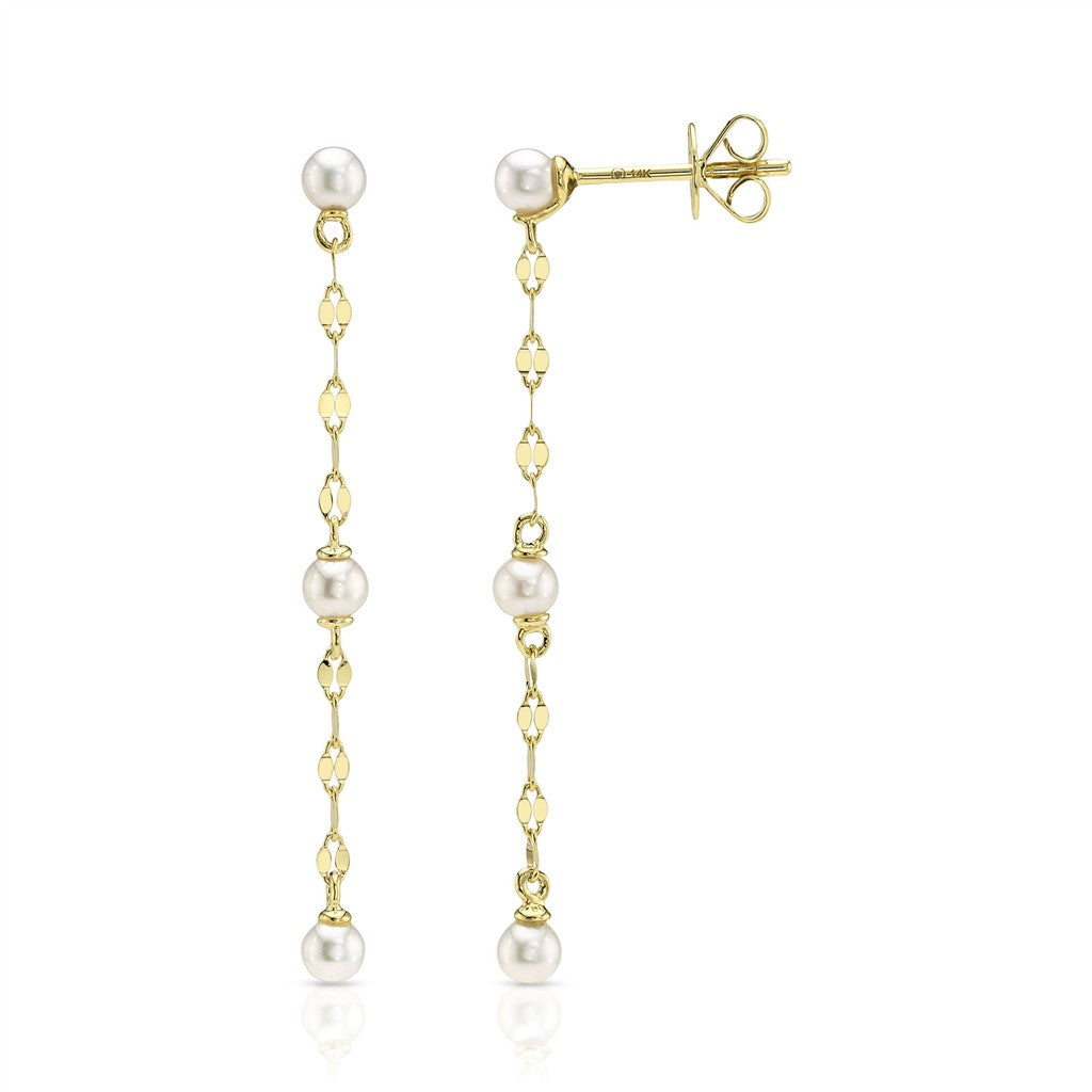 14KY Cultured Pearl Sparkle Ch
