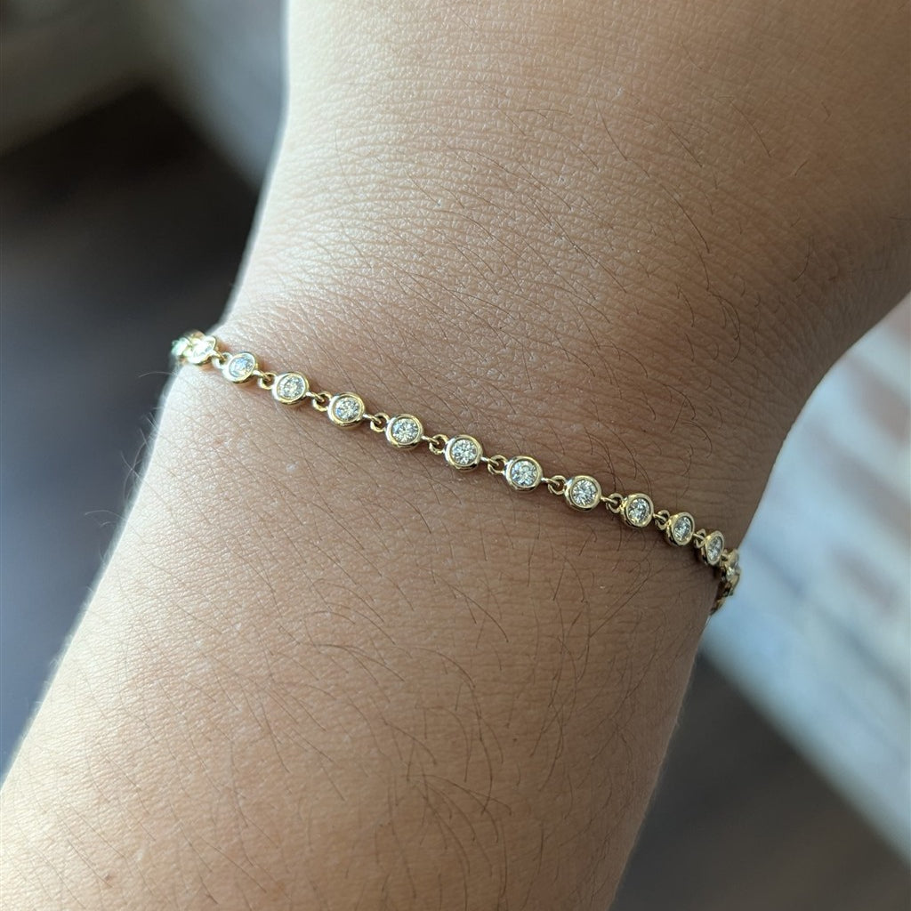 14KY 0.96CTW Round Diamond Bez