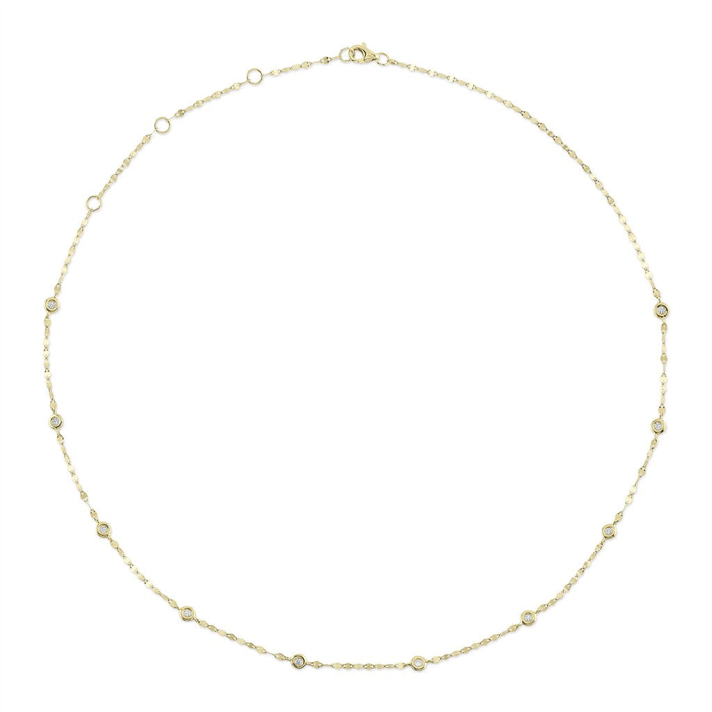 0.20CT 14K YG 18" DIAMONDS BY