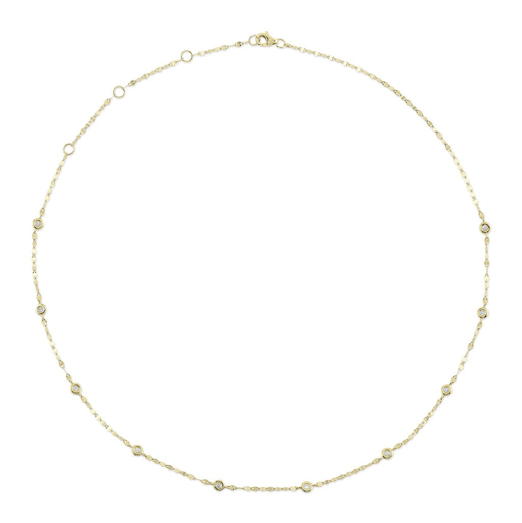 0.20CT 14K YG 18" DIAMONDS BY