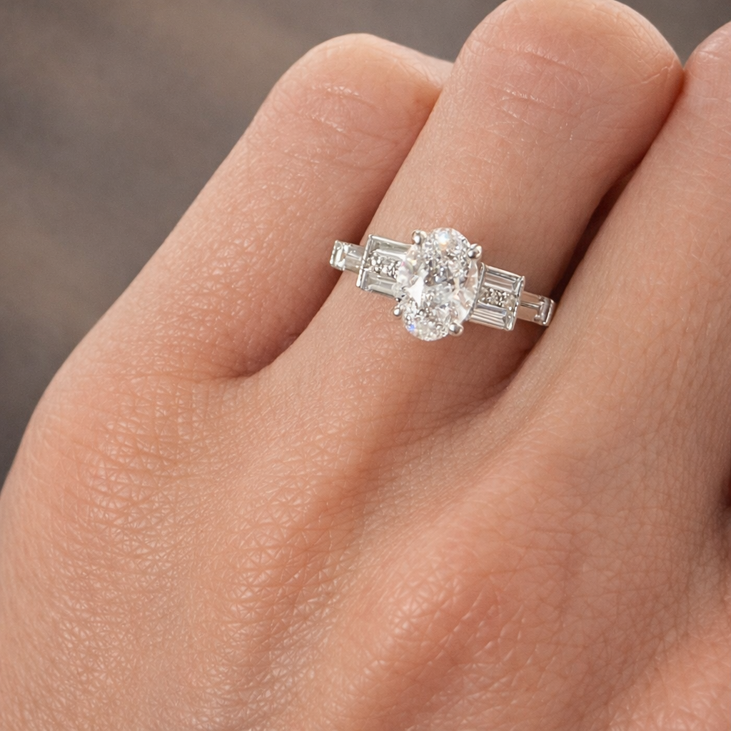 14k wg semi mount with 0.50ctw