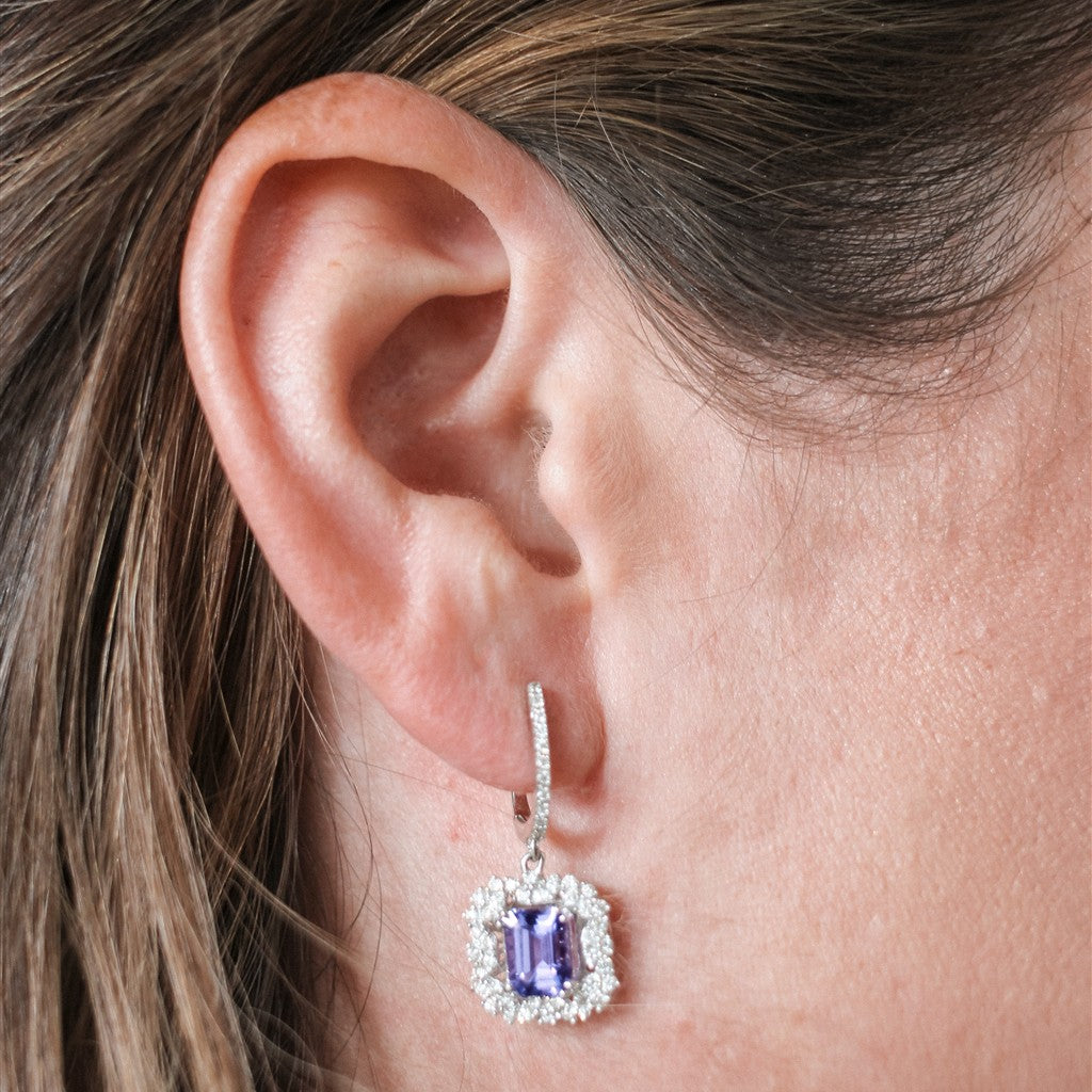 14kt white gold 2.40ctw tanzan