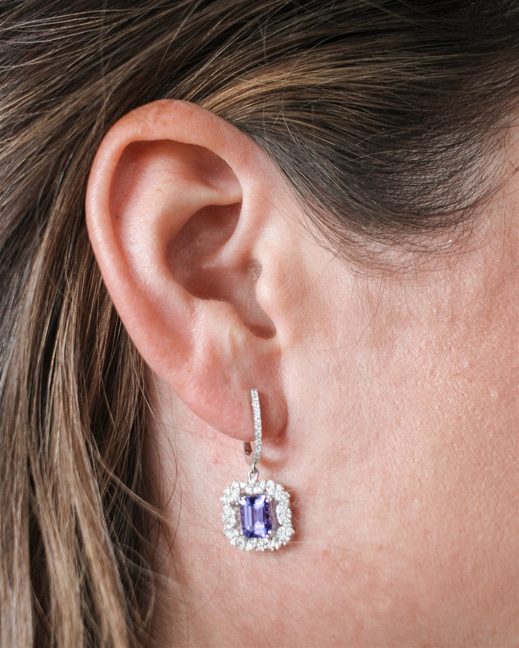 14kt white gold 2.40ctw tanzan