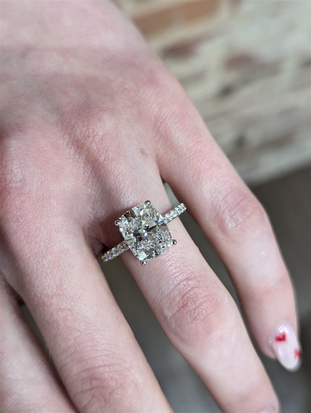 14kt white gold classic 0.46ct