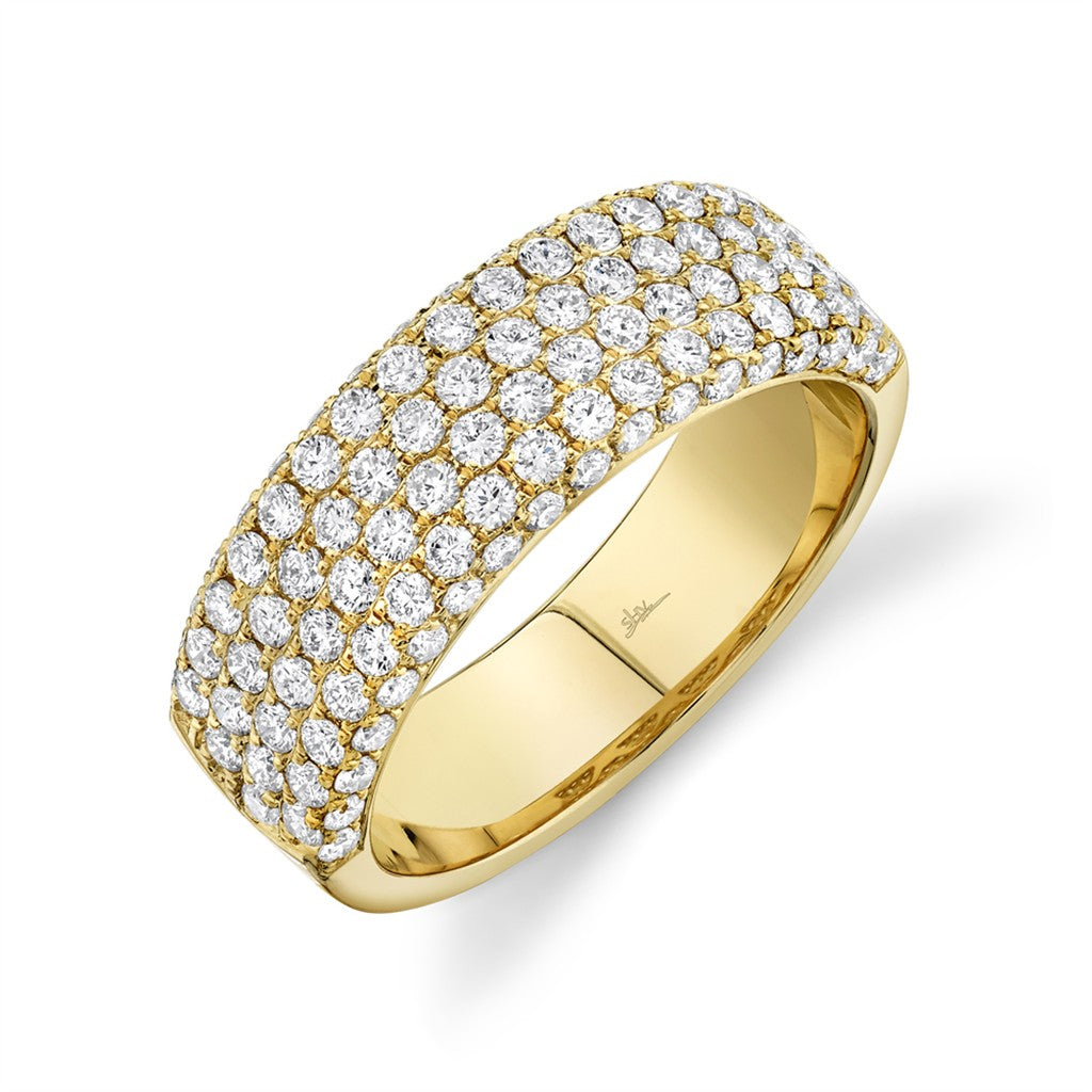 14KY 1.32CTW Diamond Pave Band