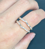 Diamond Wedding Bands  -  Women'