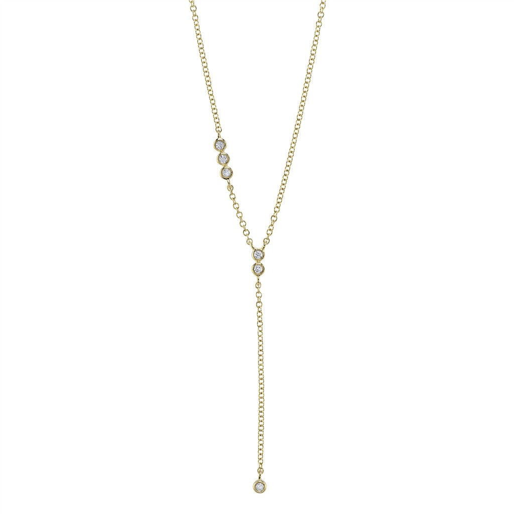 14KY 0.08CTW Diamond Bezel Lar