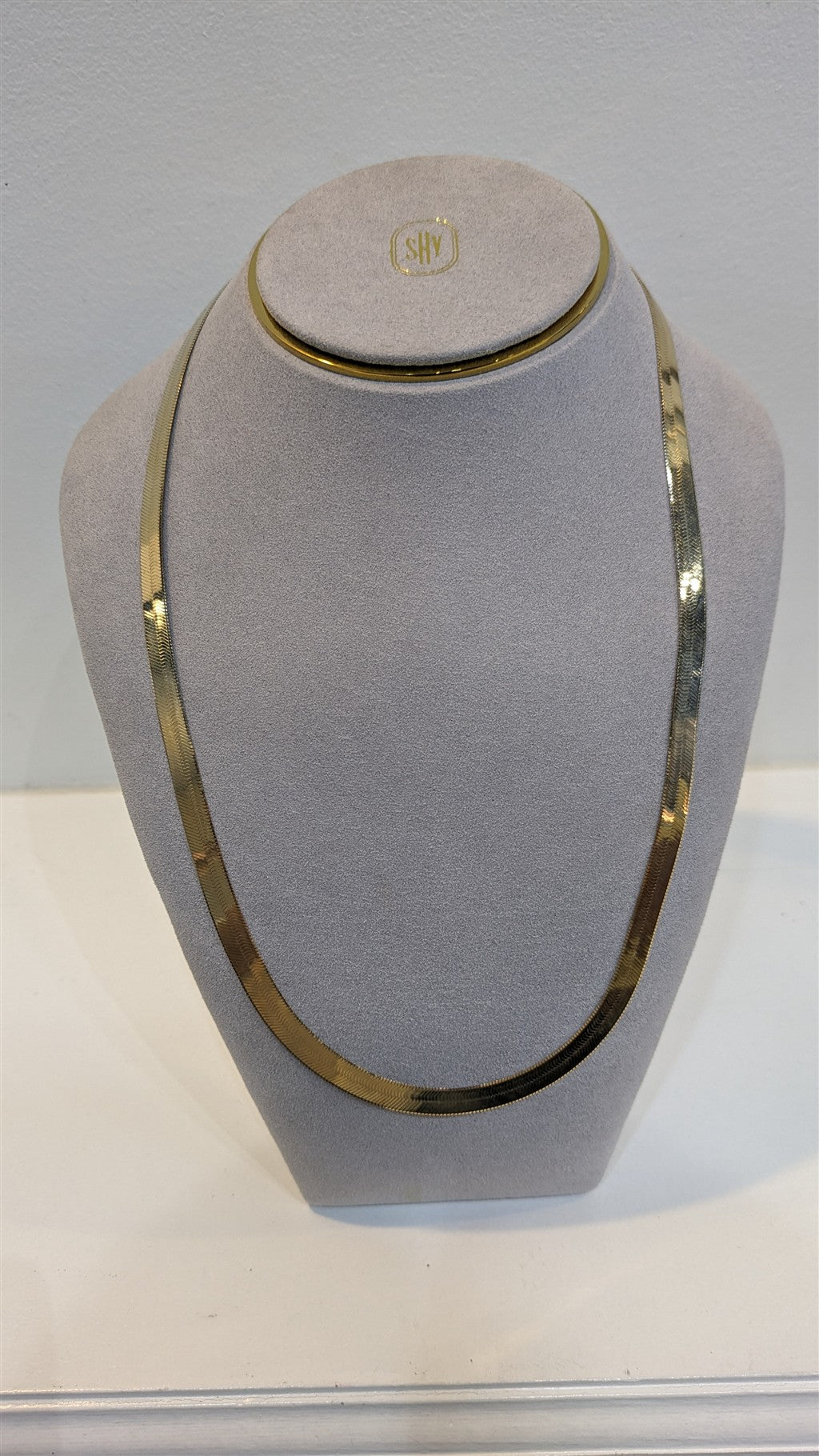 14k yg 6.12mm thick 22" herrin