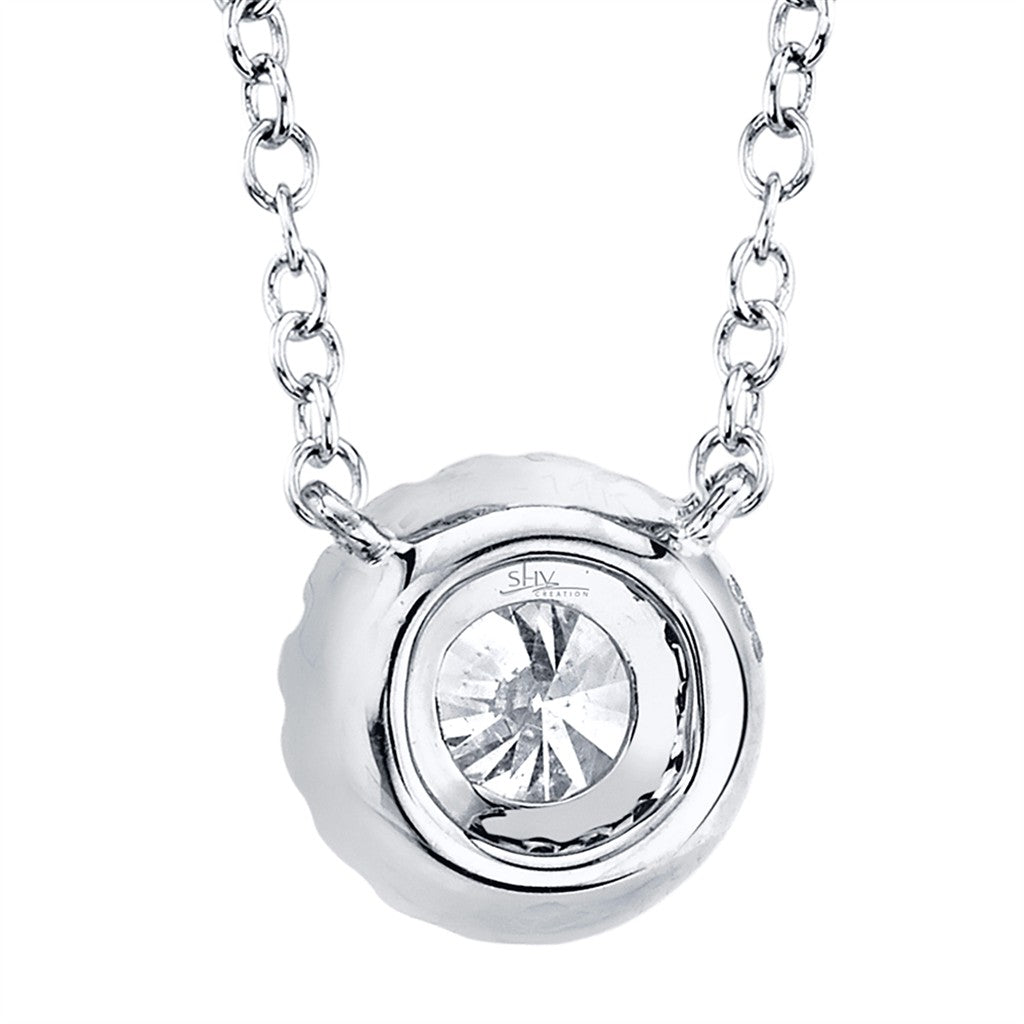 14kt WG 0.25ctw Diamond neckla