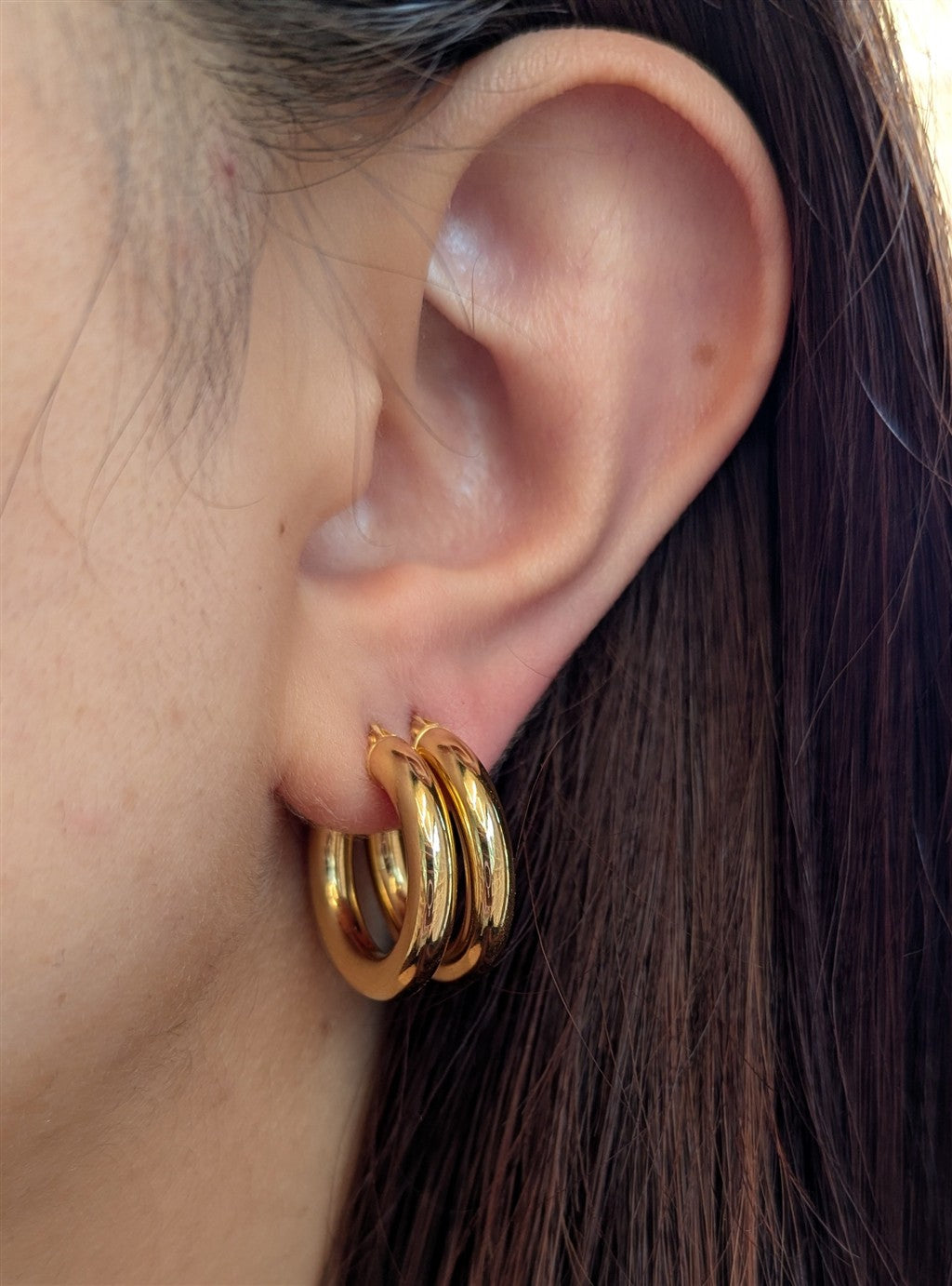 14kt yellow gold 22.5x4mm roun