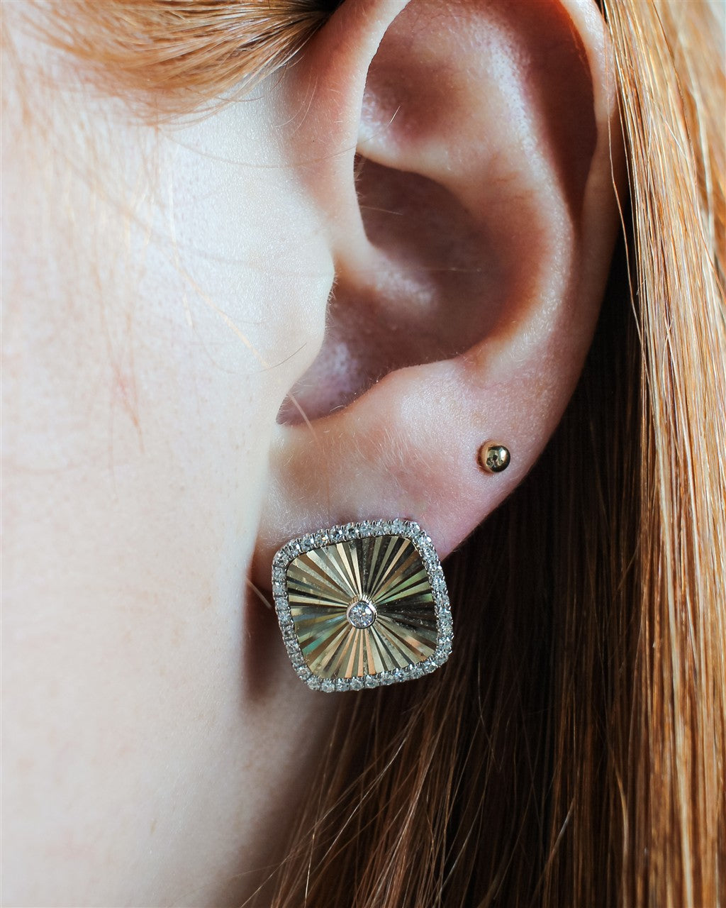 14kt yellow and white gold 0.5