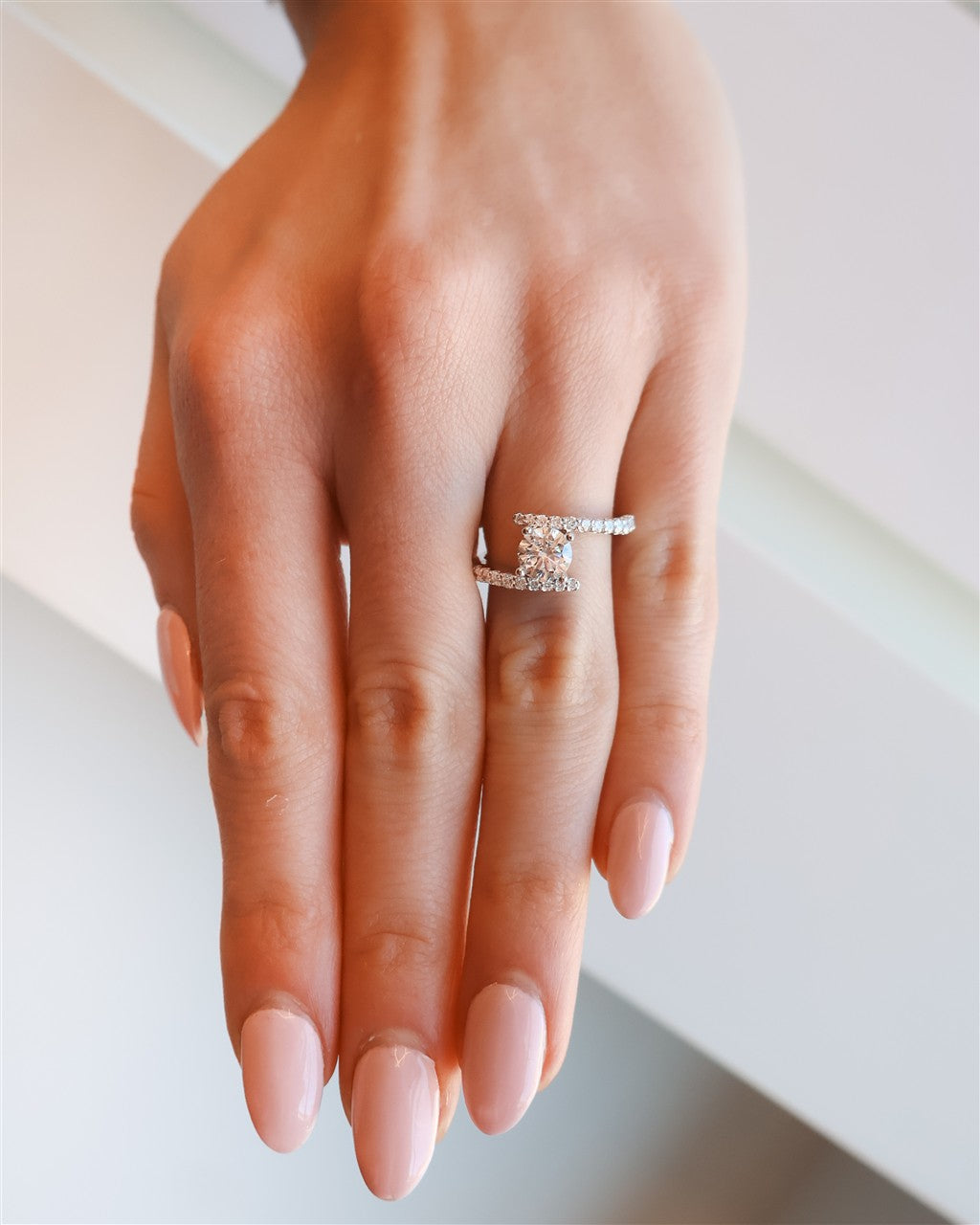 14KW bypass engagement ring wi