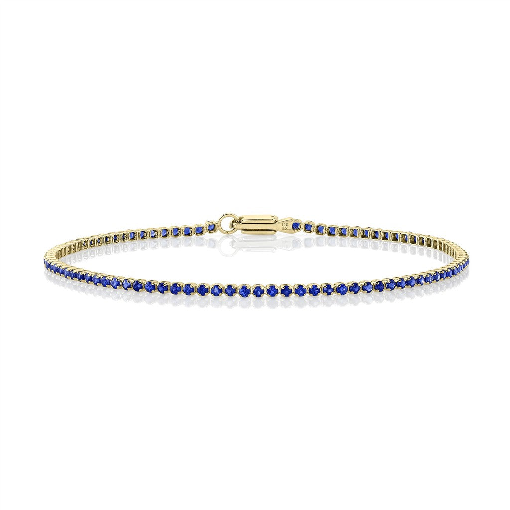 14KY 1.60CTW Blue Sapphire Mic
