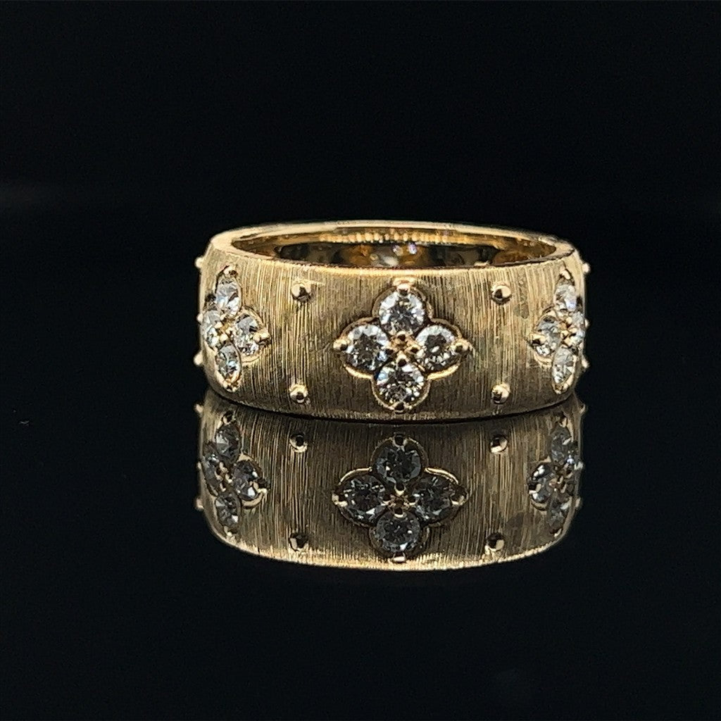 14KY brush finish and beaded d