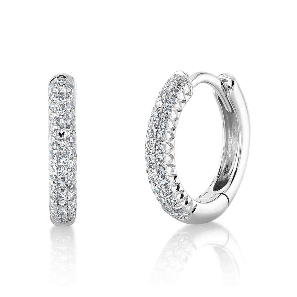 14KY 0.20CTW DIAMOND PAVE HUGG