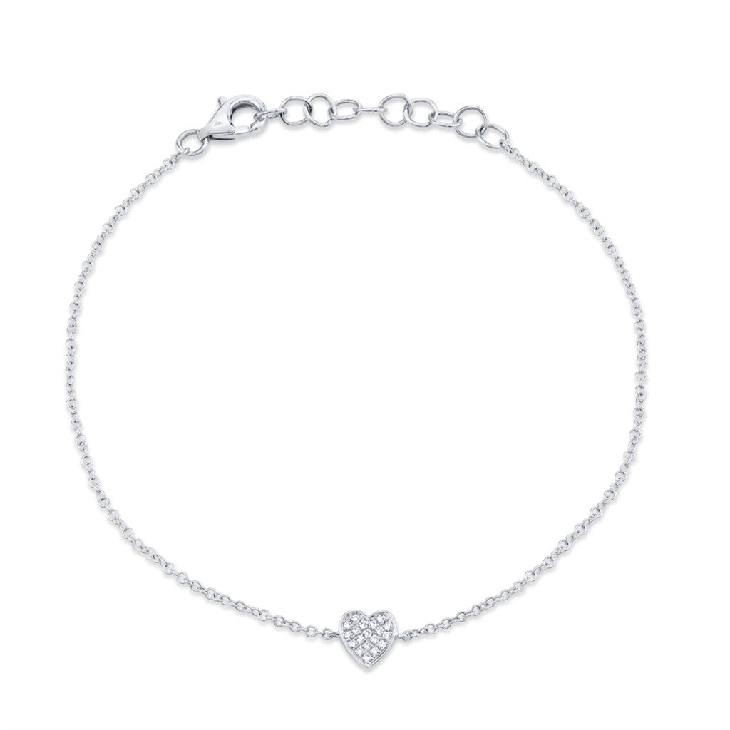 0.04CT 14K W/G DIAMOND PAVE HE