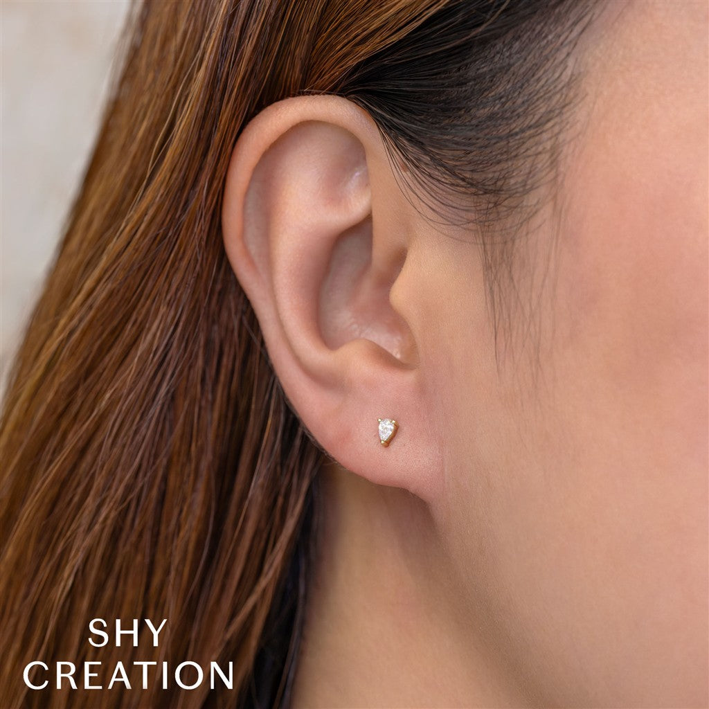 0.15CT 14K Y/G DIAMOND PEAR ST