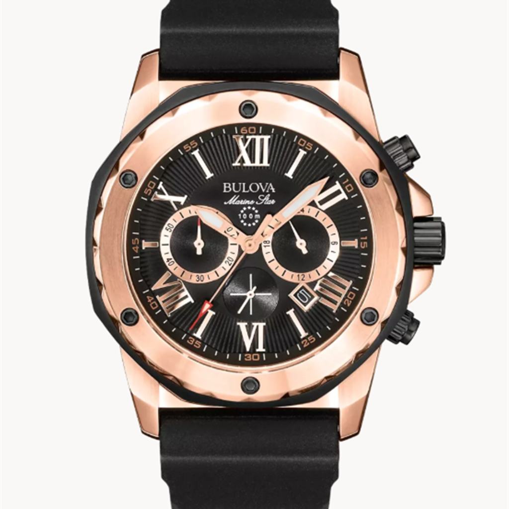 Bulova Marine Star, black sili