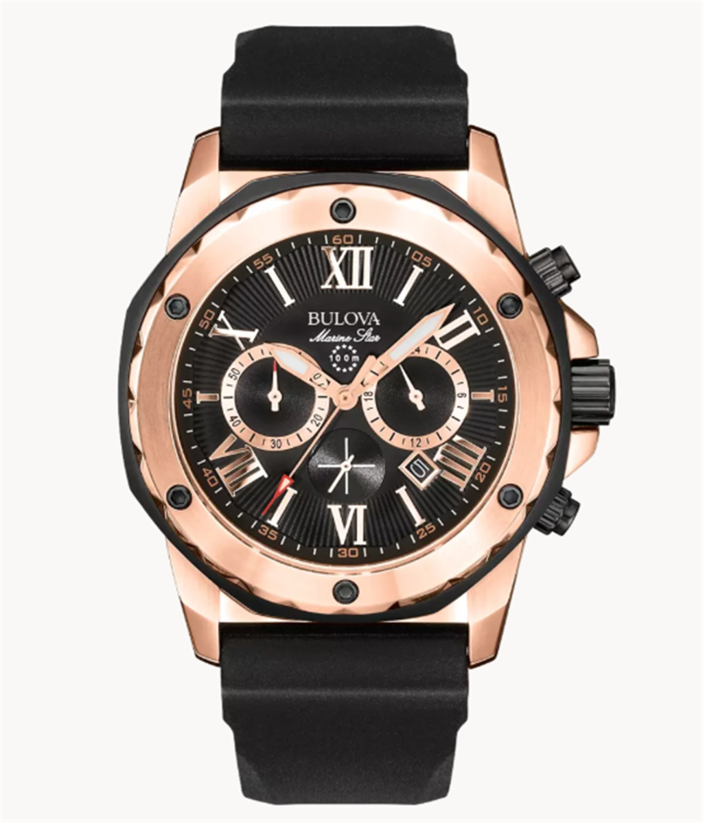 Bulova Marine Star, black sili