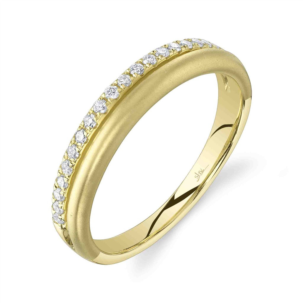 14YG .18 CT DIAMOND LADY'S BAN