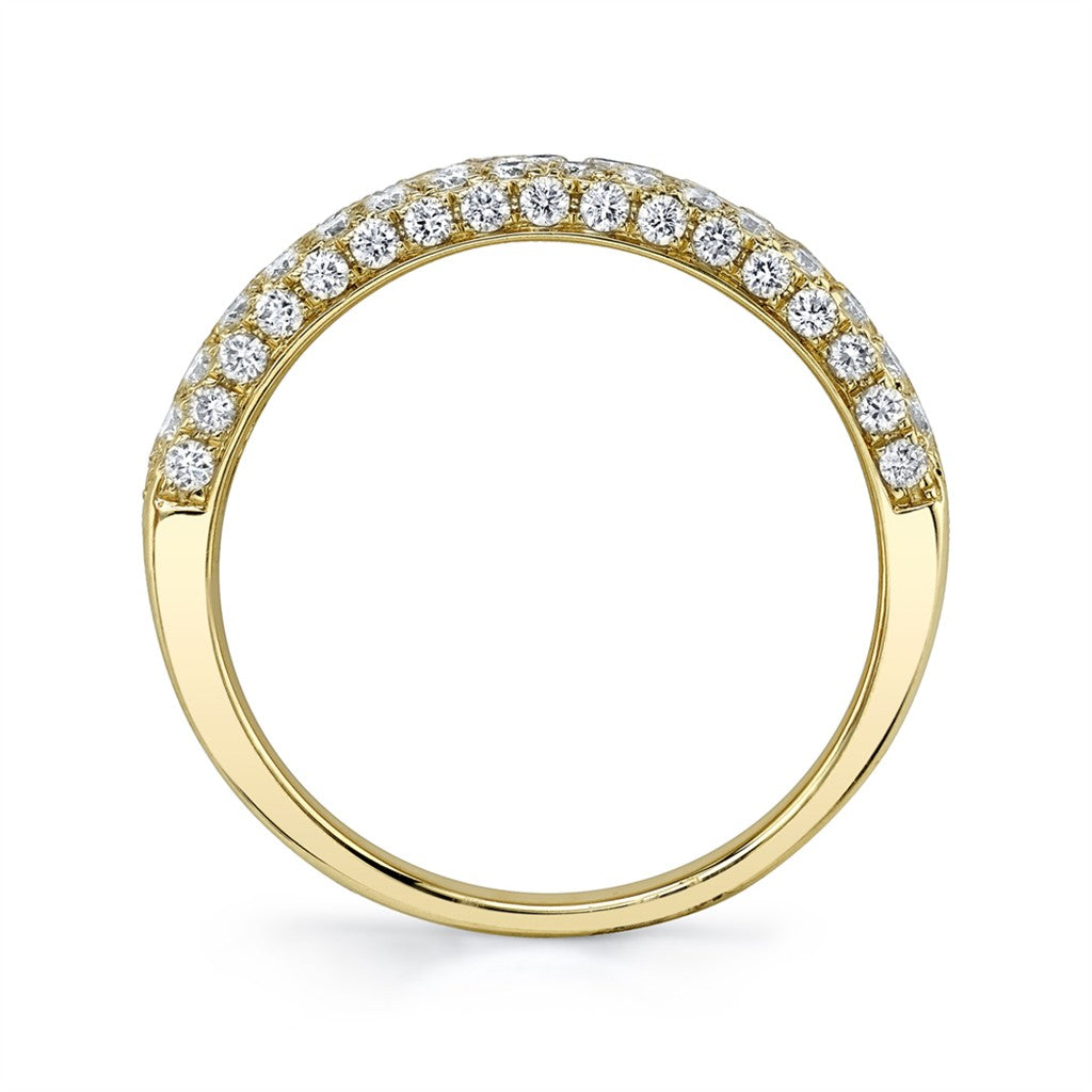 14KY 1.32CTW Diamond Pave Band
