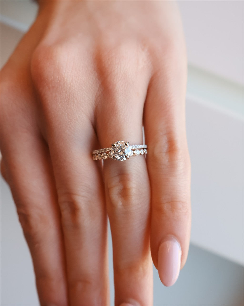 14kt Two-Tone Enagement Ring w