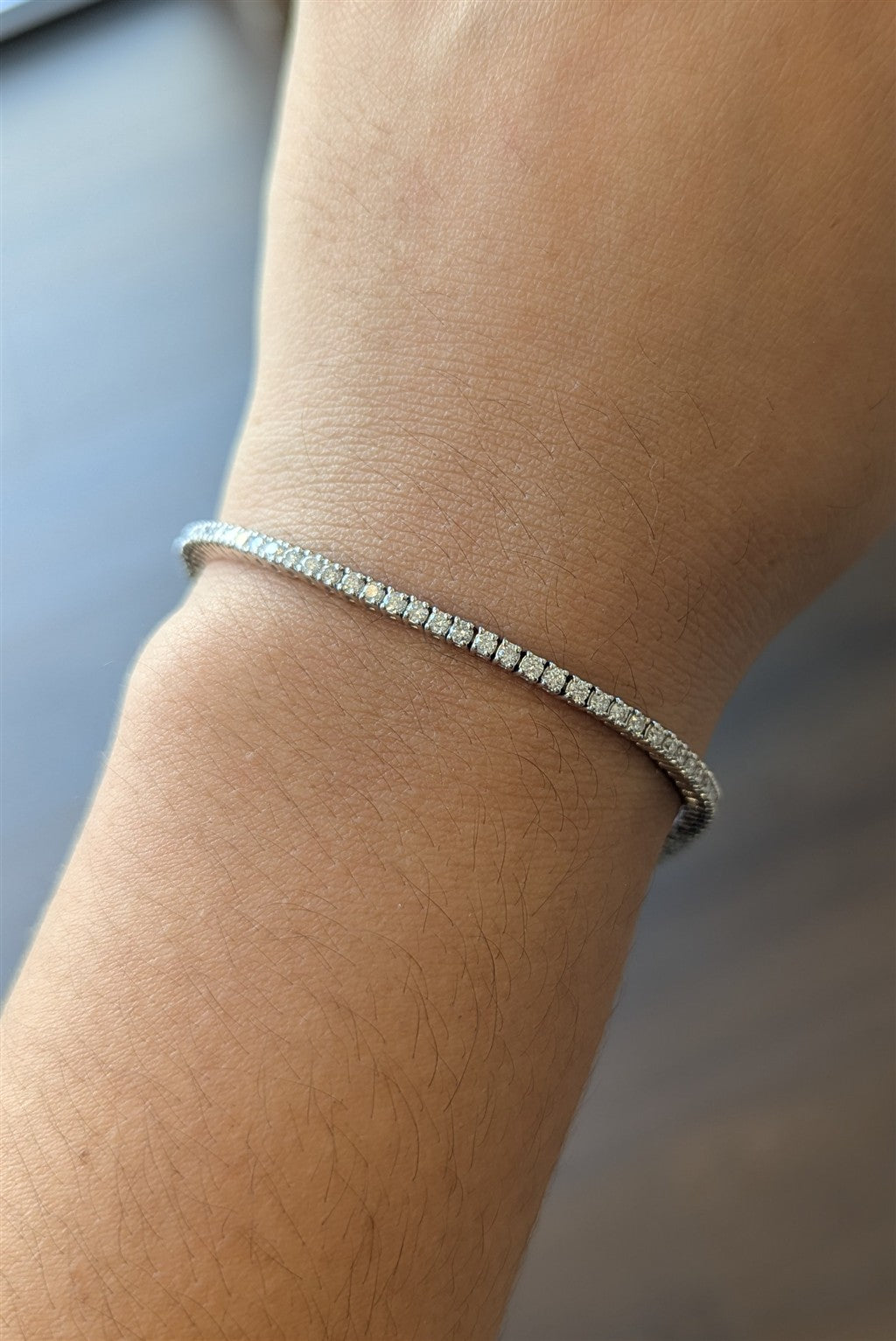14ktWG Tennis Bracelet 2ctw Na