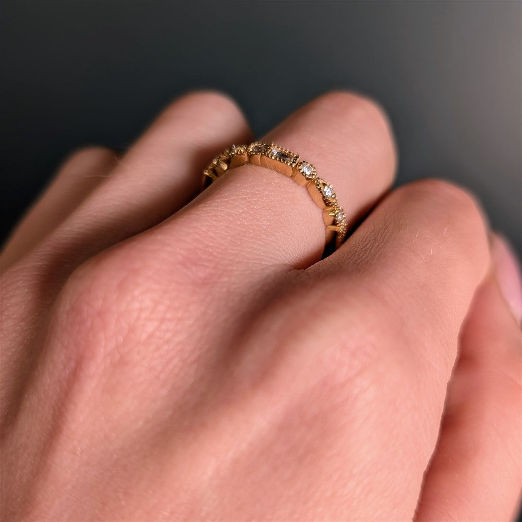Diamond Wedding Bands  -  Women'