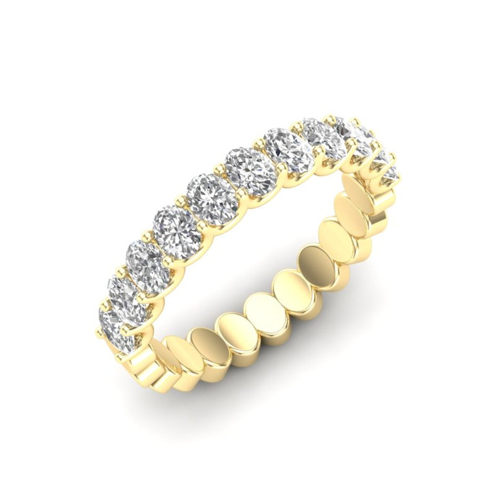 14KT YELLOW GOLD 1/2 OVAL ETER