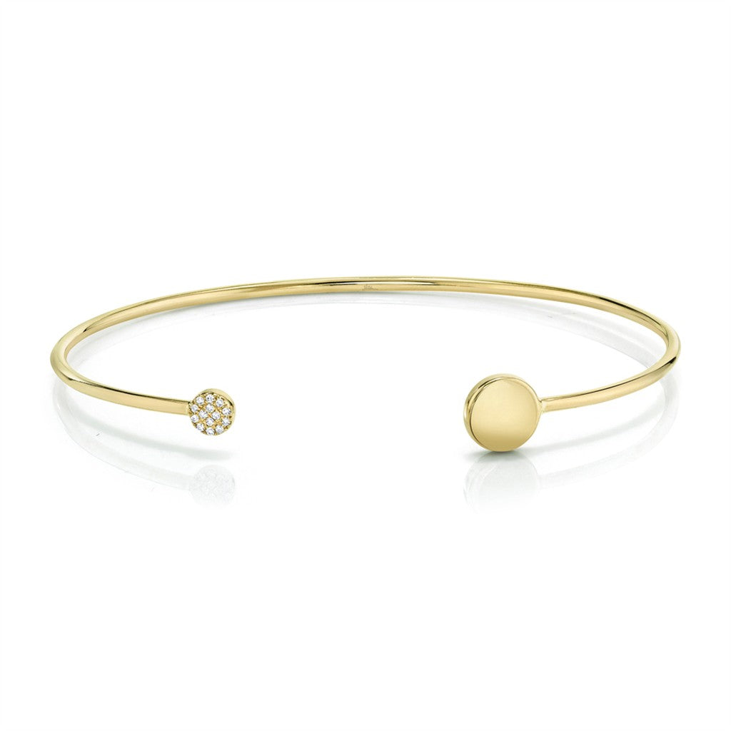 14 karat yellow gold diamond b