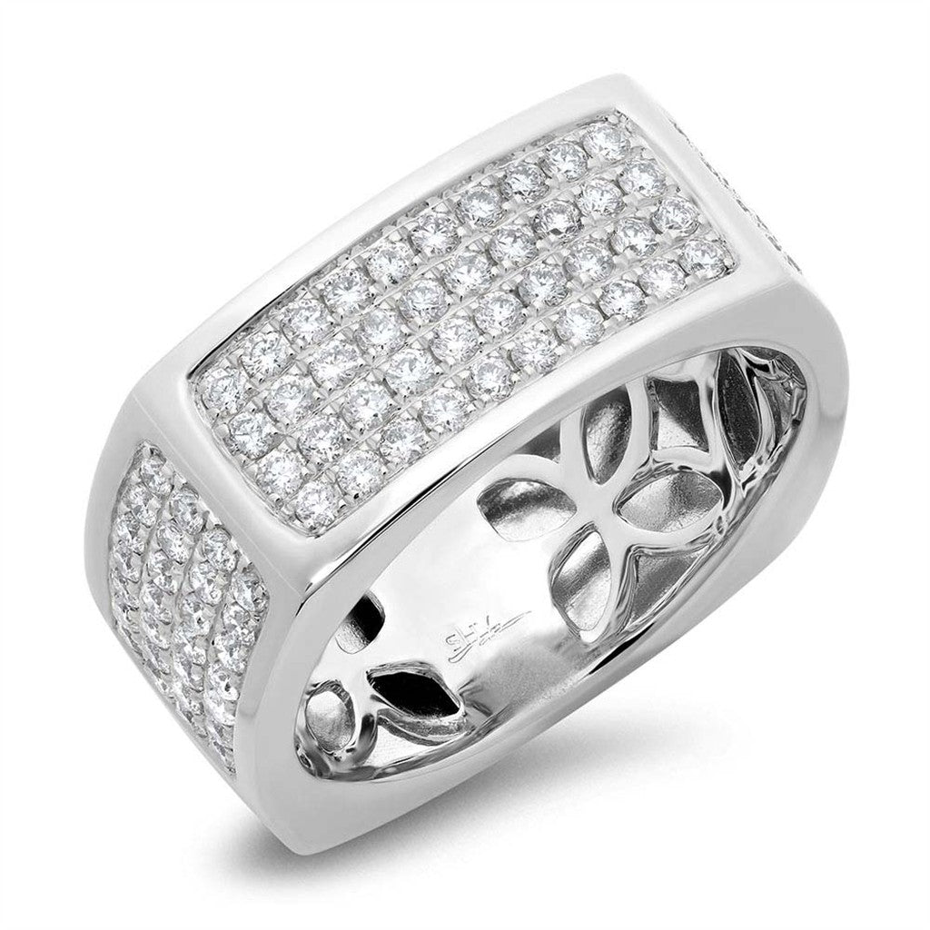 1.62CT 14K white gold men's di