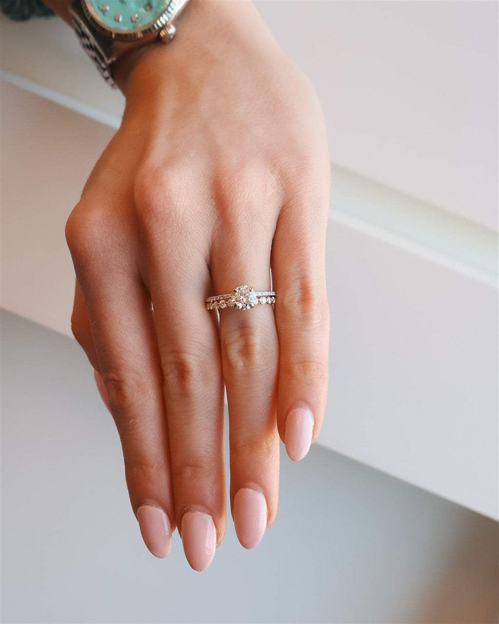 14kt Two-Tone Enagement Ring w