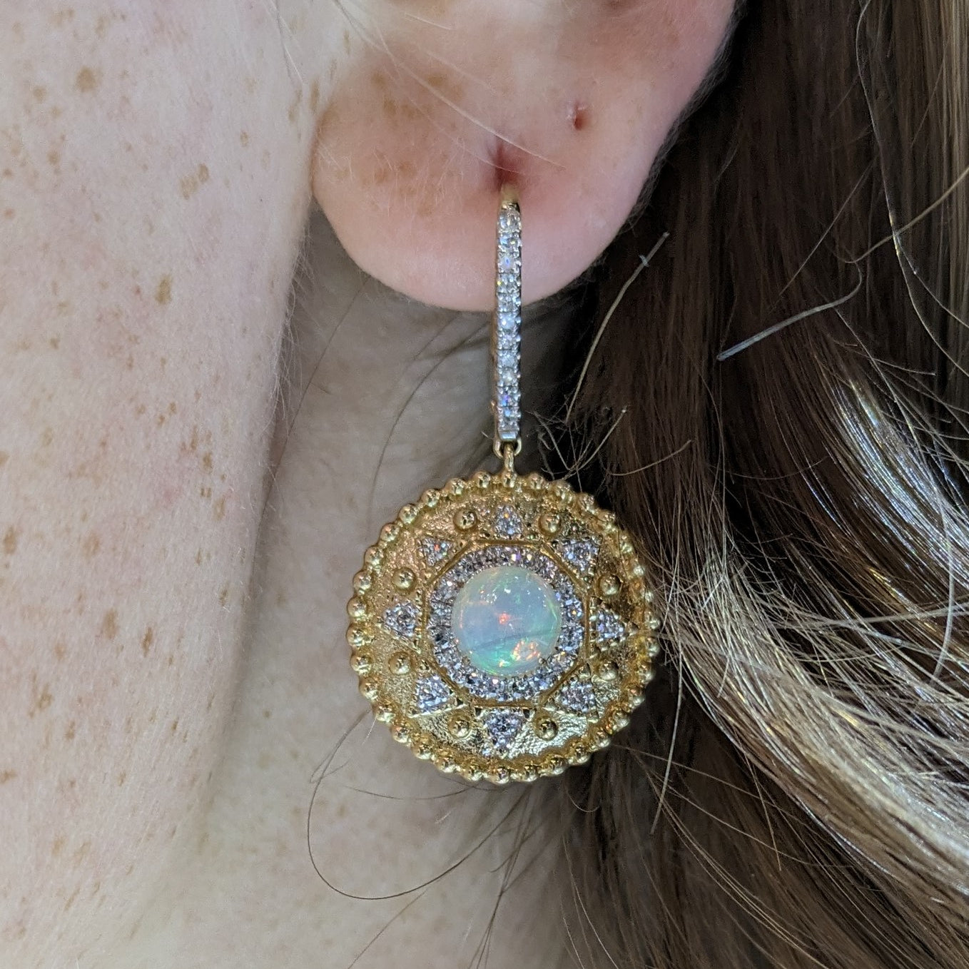 Gemstone Earring