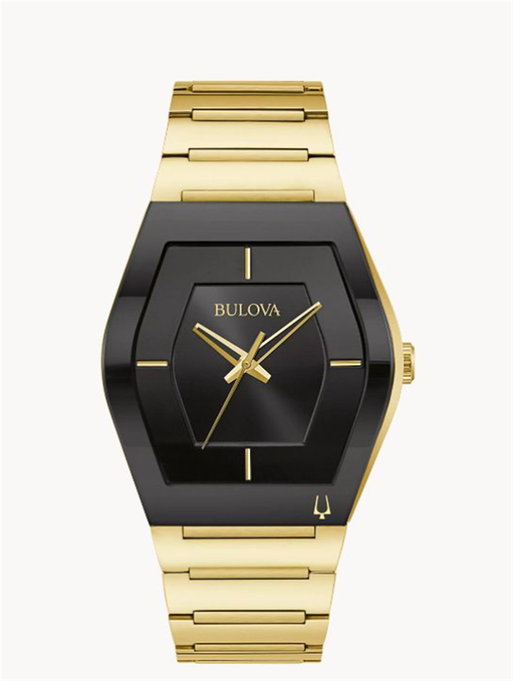 Bulova Gemini Watch-- Gold Ton