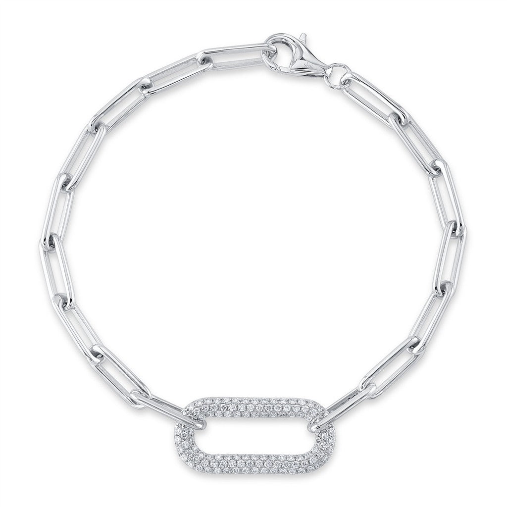 0.55CT 14K W/G DIAMOND PAVE PA